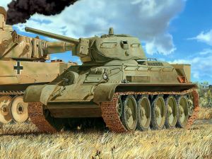 Tiger tank destroyed