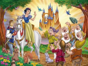 Snow White, the prince and the dwarfs
