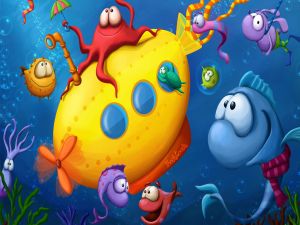 Animated underwater world