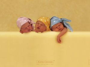 Anne Geddes Collection: Three faces