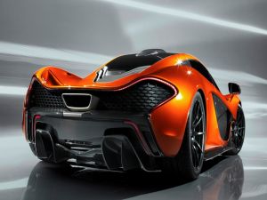Orange McLaren supercar