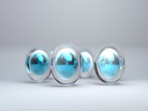 Four crystal balls