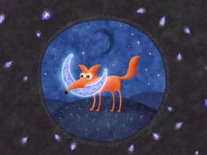 The fox and the moon