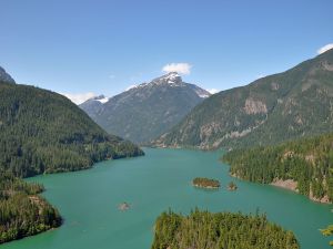 Diablo Lake in the state of Washington, USA