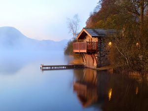 The lake cabin