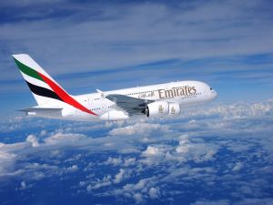 Airplane of United Arab Emirates airline