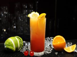 Cocktail with fruits