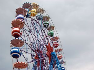 Ferris wheel colored
