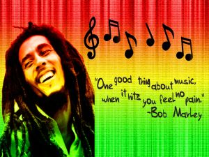 Bob Marley and the music