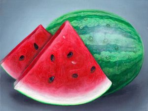 Still life of watermelon