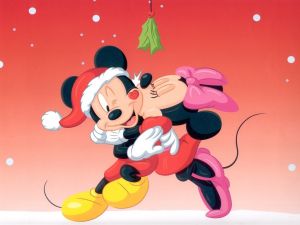 Mickey and Minnie at Christmas