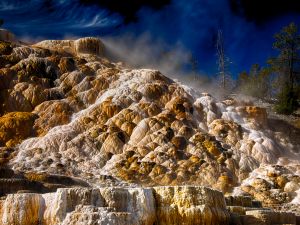 Mammoth Hot Springs in Yellowstone National Park, Wyoming