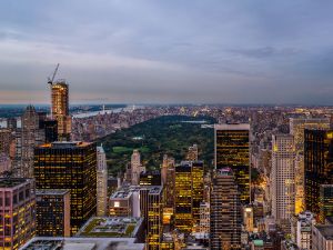 View from Rockefeller Center, in New York City