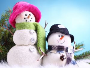 Decorative snowmen