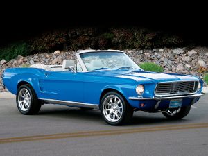 Ford Mustang blue