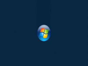 Windows logo on a blue background