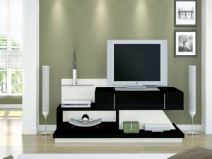 Modern room with TV