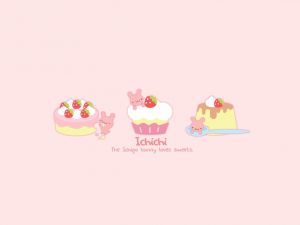 Ichichi, the bunny loves sweets