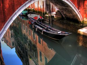 Gondola on the canal