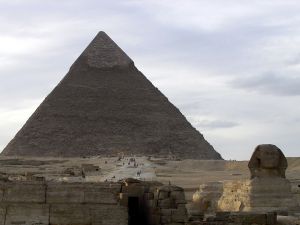 The Great Sphinx of Giza and the Pyramid of Khafre