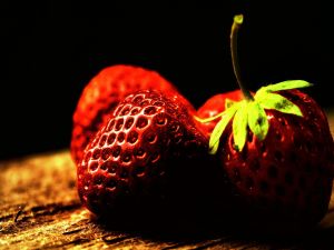 Beautiful and delicious strawberries