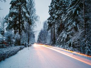 Wintry road