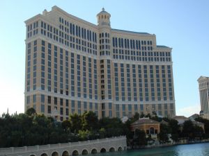Building of Bellagio hotel and casino, Las Vegas