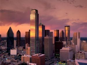 Dallas at sunset