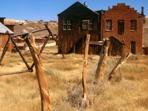 The ghost town of Bodie, California
