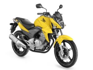 Yellow Honda CB300R