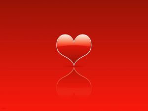 Heart to send Valentine day