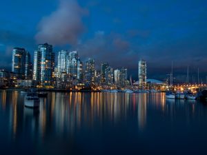 Night in Vancouver
