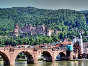 View of the Heidelberg castle in Heidelberg, Germany