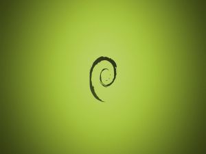 Debian in green