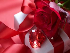 Red gifts for Valentine