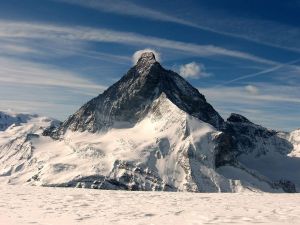 The Matterhorn, one of the highest peaks of the Swiss Alps
