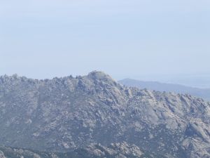 Crag of granite "El Yelmo" (La Pedriza, Madrid)