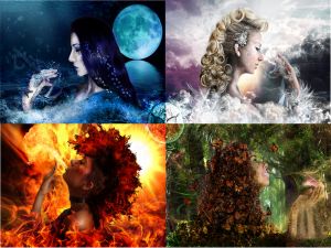 Fairies of the four elements